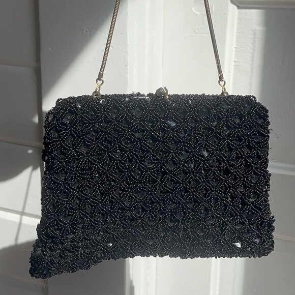 Vintage Beaded Clutch Small - Picture 1 of 4